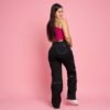 Jeans Cargo Contrast Stitch